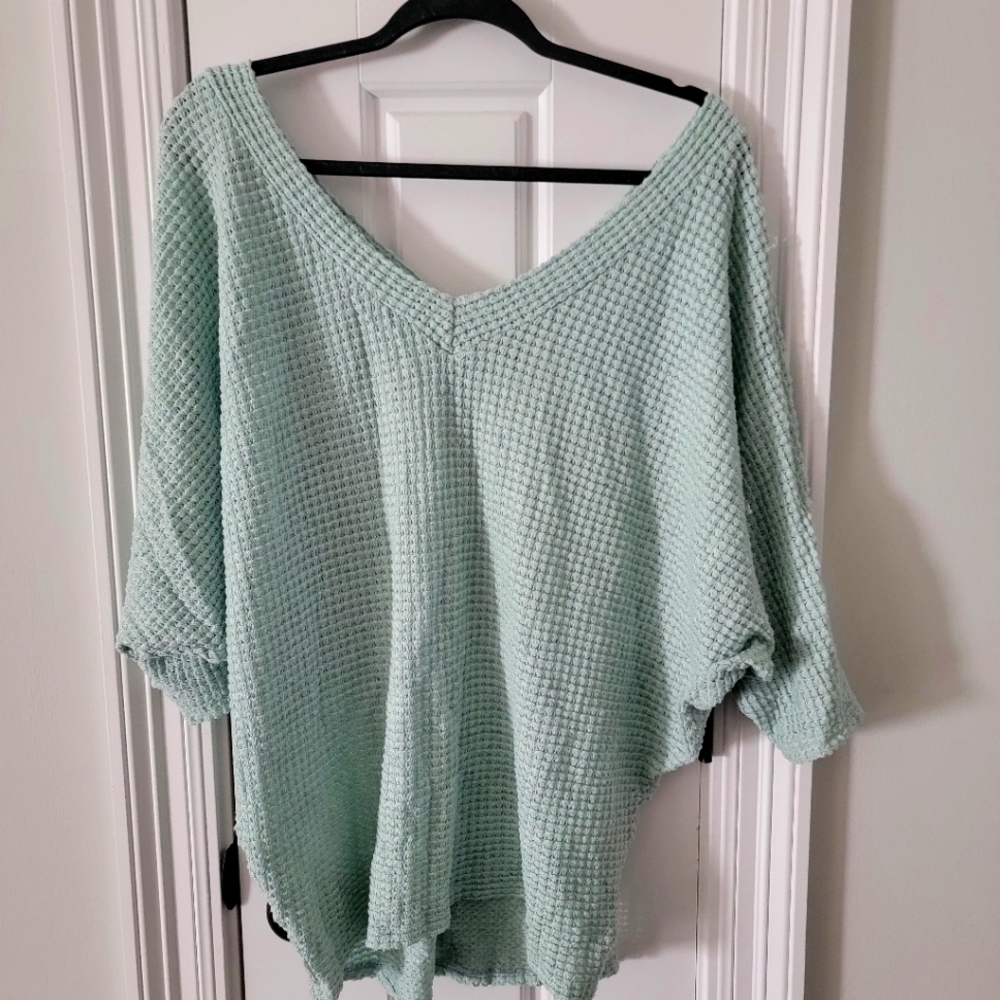 Mint sweater tunic